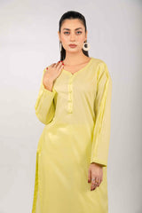 Lemon Lawn Cotton Solid 2PC