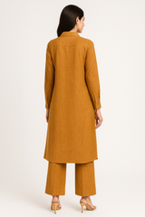 Silk Karandi 2PC Mustard