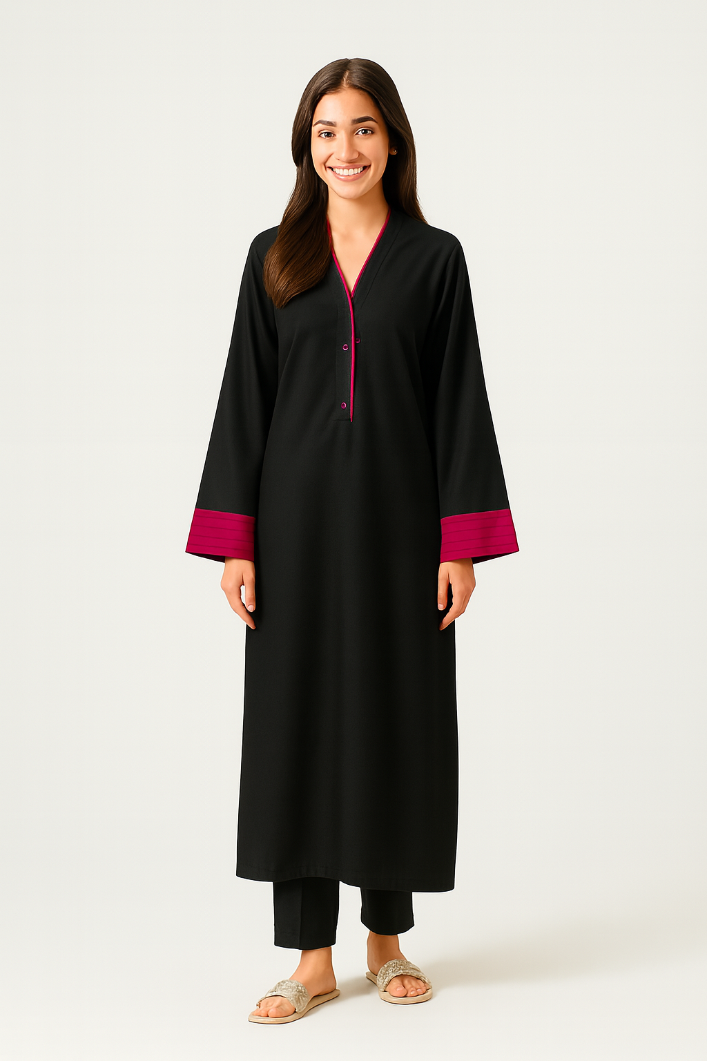 Black Linen Set