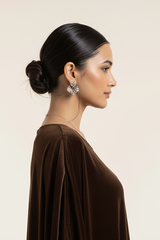 Brown Velvet Kaftaan