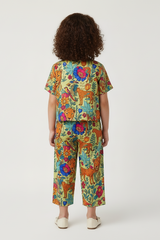 Cheetah & Floral Jungle Print Kids Coord Set