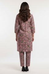 Check Floral Winter Cotton 2PC