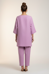 Comb Linen Set Lavendar