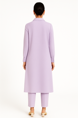 Lavendar Georgette Coord Set