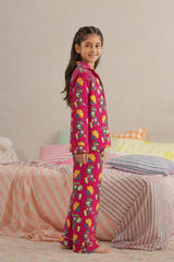Funny Rabit Linen Night Suit