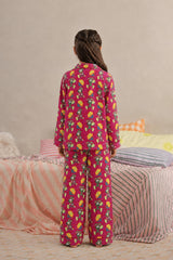 Funny Rabit Linen Night Suit