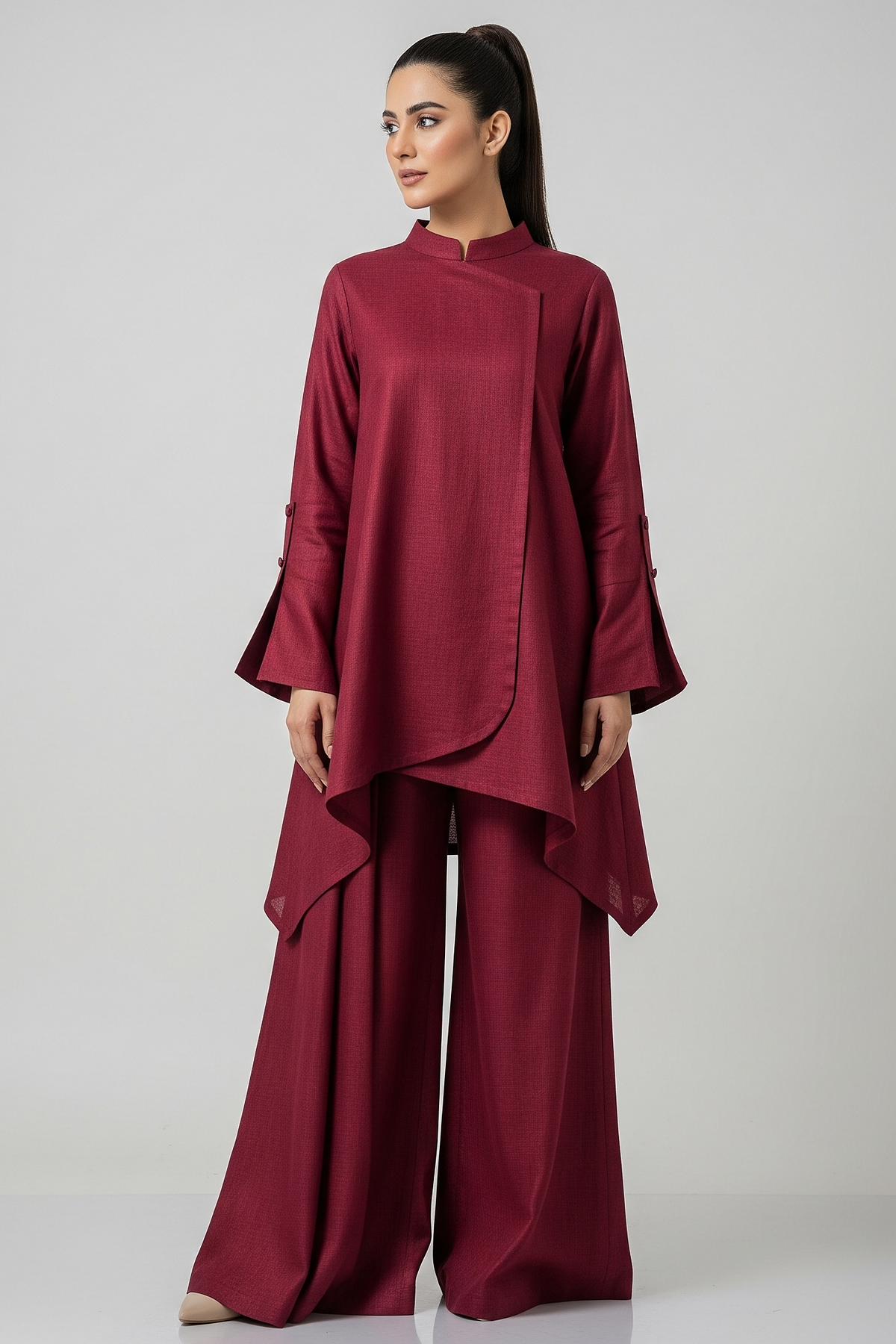 The Maroon Eastern Flare 2-Piece