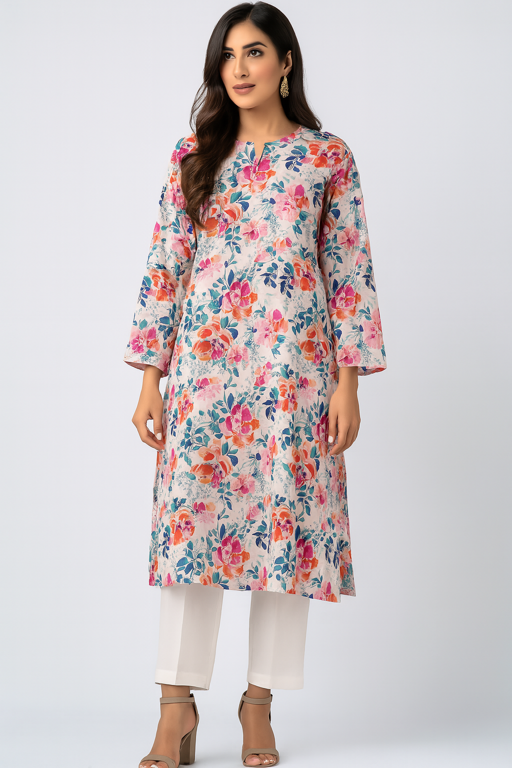 Lawn Print 2PC MULTI FLORAL