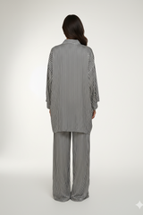 Stripe Silk Set