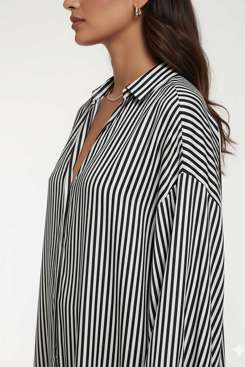 Stripe Silk Set