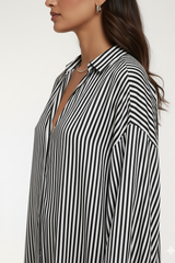 Stripe Silk Set