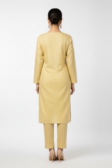 Silk Karandi 2PC Soft Yellow